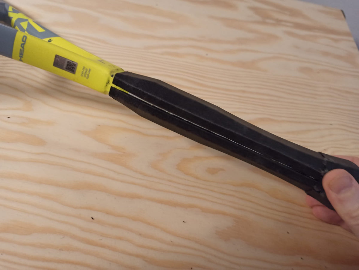 Concave Racket Handle Shape [for Head Rackets]