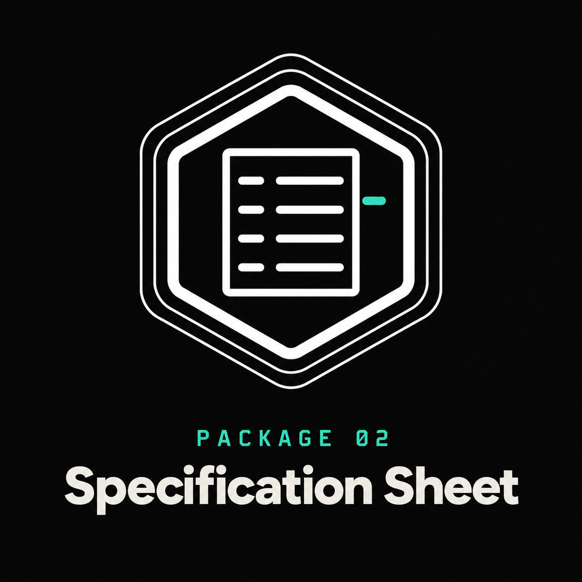 Package 02 — Specification Sheet & Modification Instructions