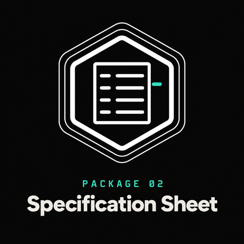 Package 02 — Specification Sheet & Modification Instructions
